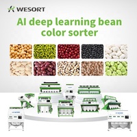 Clasificador de Granos de Café por Color con IA, Aprendizaje Profundo, Levitación Magnética, Control Remoto por APP, Clasificación por Infrarrojos, 99% de Precisión