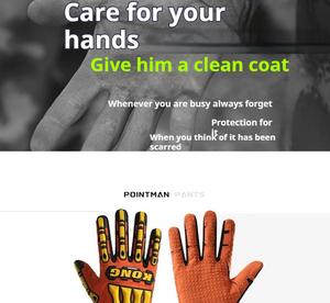 Özel Toptan TPR Darbeye Dayanıklı İnşaat İş Koruma Eldivenleri Darbeye Dayanıklı Kong Mekanik İş Eldivenleri - Product Image 6