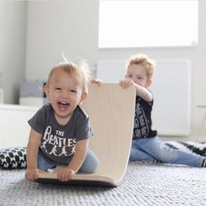Tabla de Equilibrio para Entrenamiento Sensorial Infantil, Balancín de Madera Educativo, Juguete de Yoga, Tabla Inteligente para Niños de <span class=keywords><strong>5</strong></span> a 7 Años, Weixuan XC-119 - Product Image 3