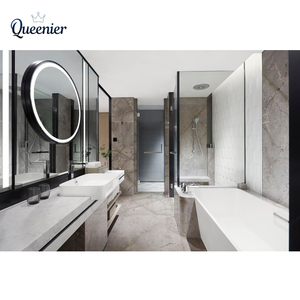 JW marriott personnalisé moderne de luxe chambre à coucher ensemble de meubles cinq étoiles hôtel resort villa lobby bois standa - Product Image 3