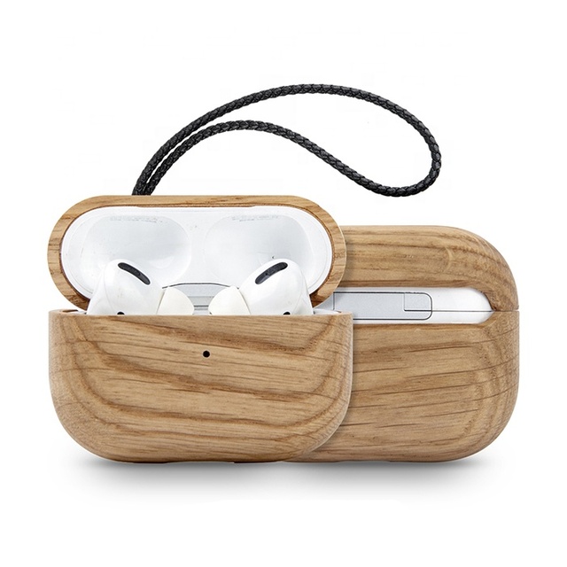 Factory Price Wooden Earphone Protective Cover Case for Earphone