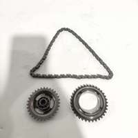 Kit de Cadena y Piñón de Bomba de Aceite Usado JF017E RE0F10E para Transmisión CVT de Nissan Teana, X-Trail, Murano e Infiniti QX60