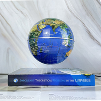 Globo Terráqueo Magnético de Levitación HCNT con Forma de Libro, Flotante y Giratorio para Niños y Fines Educativos