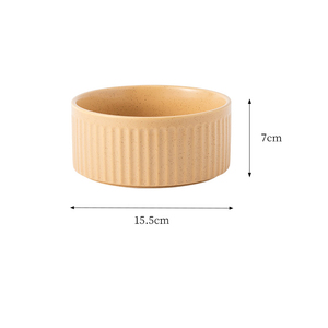 Mangkuk Keramik Anjing Kucing Motif Cakar Kucing Bergaris, Piring Jilat Anti Tumbang, Mangkuk Anjing Kucing Custom, Grosir Aksesoris Hewan Peliharaan - Product Image 6