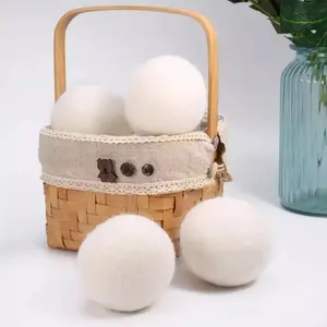 Top 2023 Wool Dryer Balls Set Organic Cotton Laundry Balls Wool Drying Ball