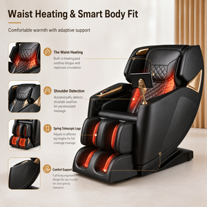 เก้าอี้นวดอัตโนมัติแบบยืดตัวได้ รุ่น Professional 2026 ไทยแลนด์ ซีรีส์ Zero Gravity Recliner - Product Image 3