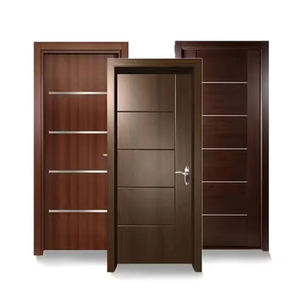 זול מודרני mdf pvc דלת חדר אמבטיה דלת דלת עץ pvc דלת עץ לבית דלת עץ לבית - Product Image 3