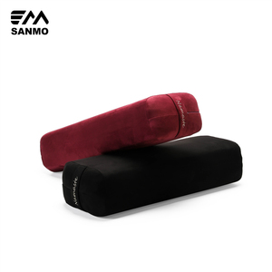 瑜伽配件海绵可水洗定制有机手柄环保可拆卸长方形靠垫枕头瑜伽垫 - Product Image 2