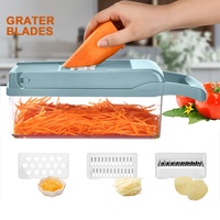 Hete Verkopende Keuken Gadget Groente Spiralizer Shredder Handmatige Groentechopper Cutter Aardappel Ui Mandoline Groentesnijder