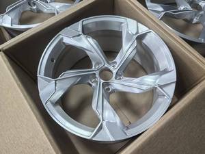 Llantas Forjadas Plateadas Cepilladas para Coche de Pasajeros, 20 21 22 Pulgadas 5x112, para <span class=keywords><strong>Audi</strong></span> Q8 Q5 Q7 SQ7 SQ5 SQ8 <span class=keywords><strong>E</strong></span>-<span class=keywords><strong>Tron</strong></span> - Product Image 4