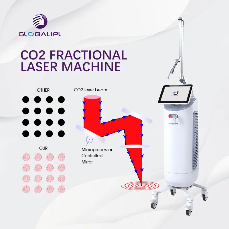 Remove scars Suitable for use in beauty salons Remove acne marks 2024 new technologies Safe and painless laser co2 machine