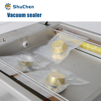 Scelleuse sous vide automatique de type table à chambre unique Shuchen pour poisson et poulet, idéale pour atelier, restaurant et usage domestique