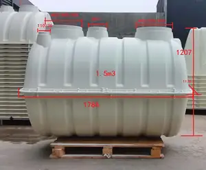 Purification Tank FRP Anaerobic Waste Water Treatment Tank FRP Septic Tank