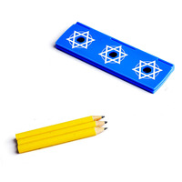 Ensemble de tours de magie classiques avec une pièce à pointes qui pénètre dans un crayon en plastique