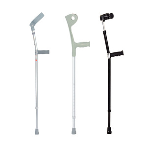 Groothandel Verstelbare Aluminium Mobiliteitshulpmiddel Wandelstok Onderarmkrukken Medisch Lichtgewicht 220LB Draagvermogen 85-115cm voor - Product Image 1