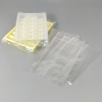 Pochette à bec verseur en plastique jetable, sac d'emballage alimentaire transparent en PE pour chewing-gum, sushi, sucre, gelée, nouilles, scellage à la machine