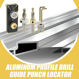 Gabarit de perçage universel en aluminium pour profilés de séries 20/30/40, guide de perçage et d'évasement M6/M8 pour meubles DIY - Product Image 5