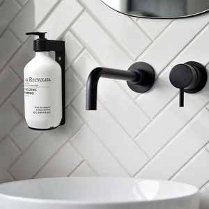 Sinh Thái Nhựa Bơm Chai Treo Tường Tiết Kiệm Không Gian Ma Thuật Nam Châm Khóa Chống Trộm Khách Sạn Phòng Tắm Sang Trọng Dầu Gội Container Dispenser - Product Image 6