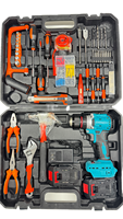 Kit d'outils multifonction pour électricien 21V, outils de bricolage pour la maison, en plastique imperméable avec étui rigide, personnalisation OEM prise en charge