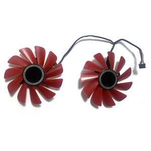 พัดลมระบายความร้อน,2ชิ้น85มม. 4pin Dc12v FDC10U12S9-C RX580 GPU Fan For XFX RX 580 <span class=keywords><strong>8G</strong></span> 2048SP <span class=keywords><strong>RX570</strong></span> RS - Product Image 5
