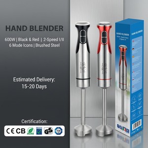 Batidora <span class=keywords><strong>de</strong></span> <span class=keywords><strong>Mano</strong></span> Cedar Space <span class=keywords><strong>de</strong></span> 600W, Batidora <span class=keywords><strong>de</strong></span> Inmersión <span class=keywords><strong>de</strong></span> Alta Potencia con Cuerpo <span class=keywords><strong>de</strong></span> Acero Inoxidable, 2 Velocidades, Cuchilla Doble Desmontable <span class=keywords><strong>de</strong></span> Acero Inoxidable, VDE - Product Image 1