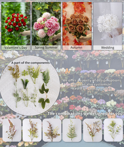 Rosas de Terciopelo de Lujo Hechas a Mano al por Mayor, Centros de Mesa Artificiales con Tacto Real para Bodas, Navidad, Día de la Madre, Graduación - Product Image 6