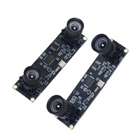 Module de caméra double synchrone pour la collecte de données, caméra stéréo 3D, IMU, VR, double objectif HD, déclencheur externe USB2.0