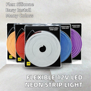 Bande lumineuse LED 2835 à faible consommation 12V, flexible en silicone, néon, forme 6*12, linéaire, pour aménagement paysager, indice de protection IP33, dimmable, installation facile, <span class=keywords><strong>PVC</strong></span> - Product Image 2