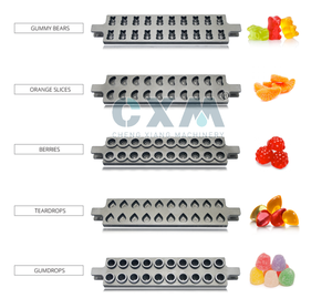 Ligne automatique à grande vitesse de déposant de bonbons gommeux pour les gommes de vitamines et de fruits - Product Image 4