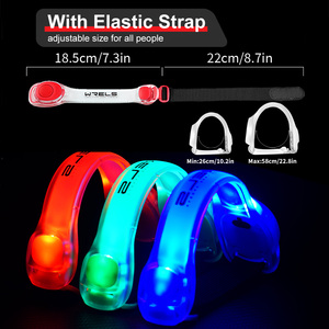 Bracelets LED réglables pour la course à pied, produits neufs de la marque WRELS, bracelets LED pour le cyclisme, bracelets LED pour le sport, bracelets de sécurité élastiques - Product Image 6