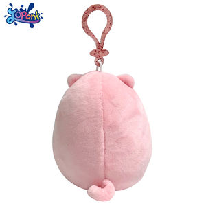 Porte-clés animal en peluche de haute qualité jouet en peluche Super doux 11cm Mini chat mignon porte-clés poupée en peluche personnalisé petit porte-clés en peluche - Product Image 3