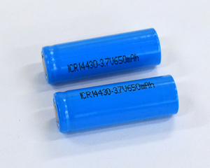 3,7 V 650 mAh 14430 rechargeable Li-ion battery, 3,7 V Li-ion battery - Product Image 6