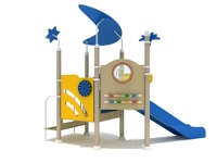 Glissières extérieures de terrain de jeu de matériel de conseil du PE du fabricant de la Chine pour des enfants pour le parc
