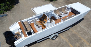 7M-11M Longueur Aluminium Landing Craft Center Console Travail Bateau De Pêche - Product Image 4