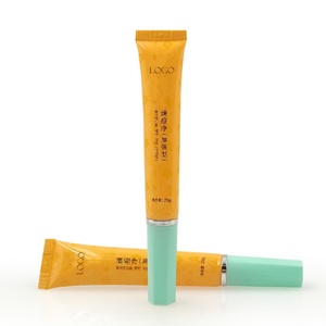 Wholesale Custom Empty Cosmetic Packaging Eye Cream Lotion Squeeze Tube Screw Nozzle Laminated Applicator <b>Massage</b> Tubes Custom - Product Image 5