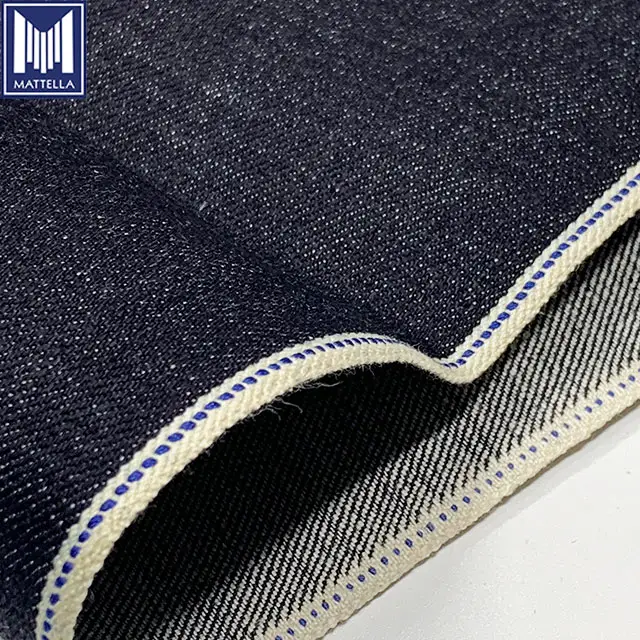 627810 high quality wholesale low price rolls of 100% cotton 14oz japanese selvedge denim fabric for japan jeans jackets vests