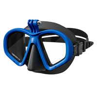 Masque de plongée mains libres avec support pour caméra, lunettes de plongée pour enregistrement vidéo sous-marin