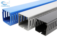 YORH-PEEO Bas Prix ISO9001 Vérifié Fabricant 30x60 30x80 33x33 6mm Fente Goulotte De Câblage Pvc