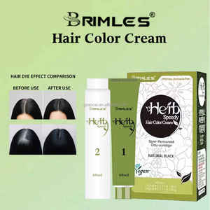हर्बल जल्दी से रंग काले बालों को डाई ब्लैक हर्ब तेजी से निकालने प्राकृतिक बालों की देखभाल कोई पीड नहीं अमोनिया रंग बालों की डाई क्रीम - Product Image 6