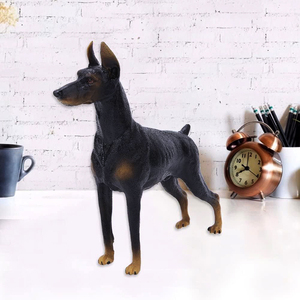 Escultura Conmemorativa de Mascotas Personalizada para Decoración del Hogar, Estatua de Perro <span class=keywords><strong>Doberman</strong></span> <span class=keywords><strong>en</strong></span> Miniatura de Resina Realista <span class=keywords><strong>en</strong></span> 3D - Product Image 5