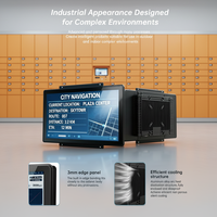 Monitor Táctil Industrial de Marco Abierto de 18 y 21.5 Pulgadas, IP65 Resistente al Agua, para Casilleros Inteligentes de Paquetería y Gabinetes Logísticos