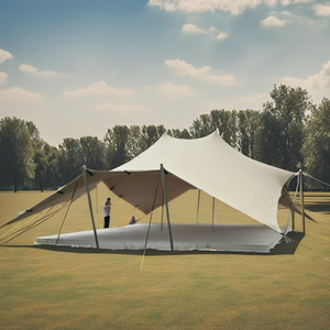 Carpa Extensible para Exteriores de 15x10m, Resistente a los Rayos UV e Impermeable, con Cubierta de Poliéster y Estructura de Aluminio - Product Image 3