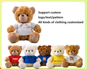 Маленький плюшевый мишка с логотипом производителя, рекламная набивка, плюшевые игрушки из хлопка - Product Image 6