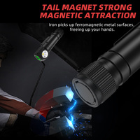 Lampe frontale LED rechargeable réglable 1200 lm USB C en forme de L Lampe de poche frontale pour la randonnée la chasse la réparation le camping