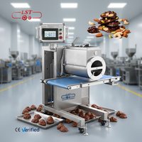 Nouvelle machine à chocolat LST, machine à déposer le chocolat, ligne de production de chocolat pour les cacahuètes, les noix et les biscuits