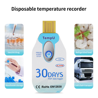 Enregistreur de température numérique portable jetable USB, haute sensibilité, 30 jours, enregistreur de données PDF