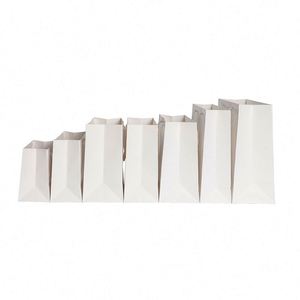 LH Factory Direct Eco Friendly <b>Biodegradable</b> Recyclable Kraft <b>Paper</b> Shopping Bags with Cotton Rope Handles for Daily Retail - Product Image 3