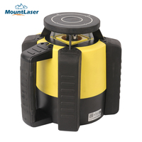 Niveau laser rotatif de nivellement électronique d'arpentage KRL-405 avec faisceau vert rouge 4 touches