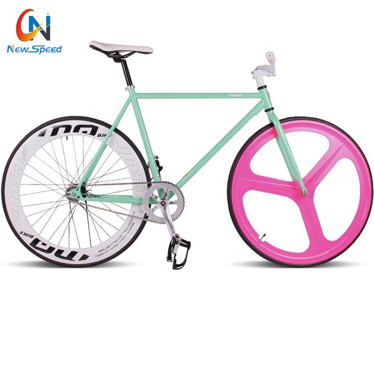 Glowing Dark Fixie Bicycle Neon Nights 700C Single Speed
