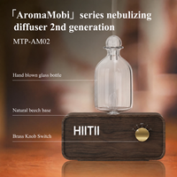 Diffuseur d'huiles essentielles HIITII Beach Wood, sans eau, silencieux, batterie 2000 mAh, longue durée, aromathérapie, SPA, YOGA, salle d'étude, portable, hôtel